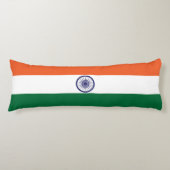 Coussins Longs Drapeau de l'Inde (Devant)