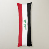 Coussins Longs Drapeau de l'Irak (Dos (Vertical))