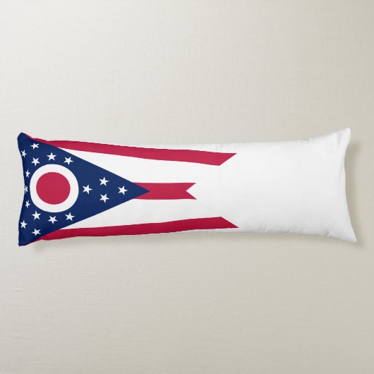 Coussins Longs Drapeau de l'Ohio (Dos)
