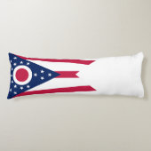 Coussins Longs Drapeau de l'Ohio (Devant)