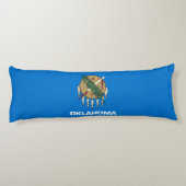 Coussins Longs Drapeau de l'Oklahoma (Dos)