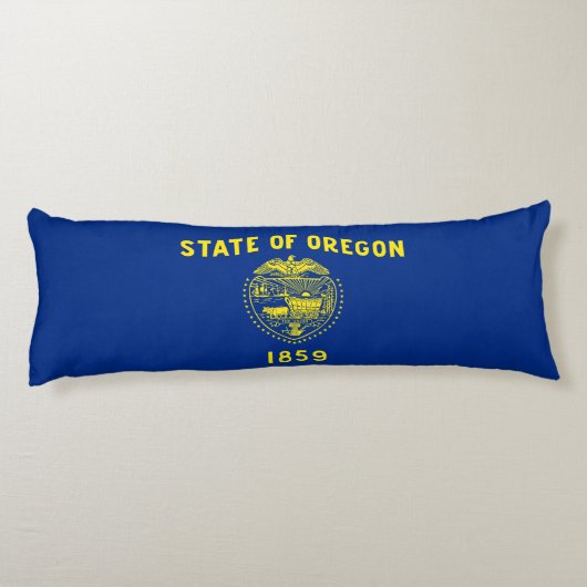 Coussins Longs Drapeau de l'Oregon (Dos)
