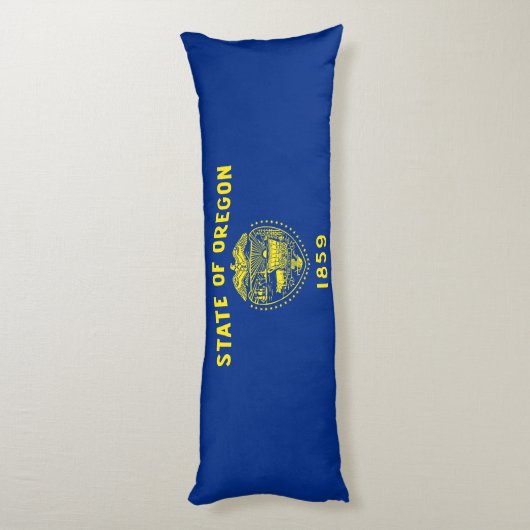Coussins Longs Drapeau de l'Oregon (Dos (Vertical))