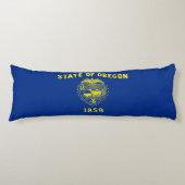 Coussins Longs Drapeau de l'Oregon (Devant)