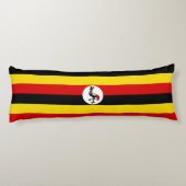 Coussins Longs Drapeau de l'Ouganda (Dos)