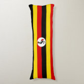 Coussins Longs Drapeau de l'Ouganda (Devant (Vertical))