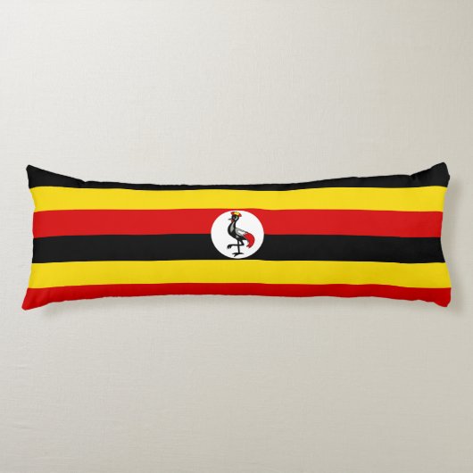 Coussins Longs Drapeau de l'Ouganda (Devant)