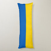 Coussins Longs Drapeau de l'Ukraine (Dos (Vertical))