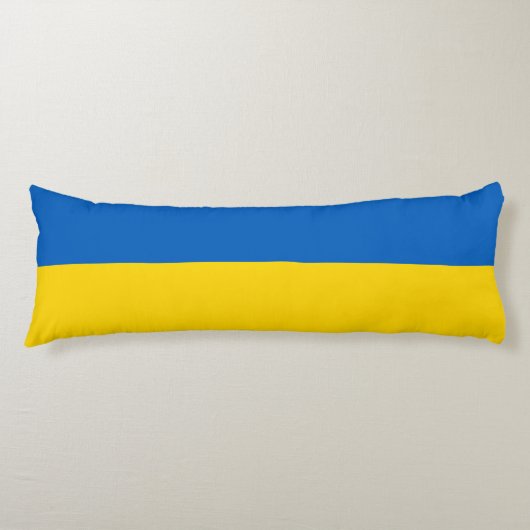 Coussins Longs Drapeau de l'Ukraine (Devant)