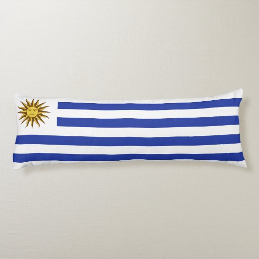 Coussins Longs drapeau de l'Uruguay (Dos)