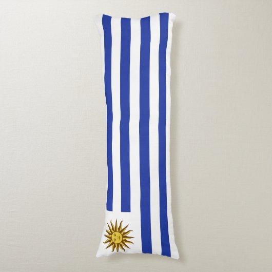 Coussins Longs drapeau de l'Uruguay (Devant (Vertical))