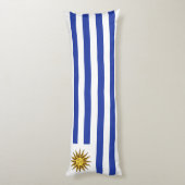 Coussins Longs drapeau de l'Uruguay (Dos (Vertical))