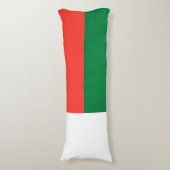 Coussins Longs Drapeau de Madagascar (Devant (Vertical))