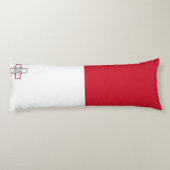 Coussins Longs Drapeau de Malte (Dos)