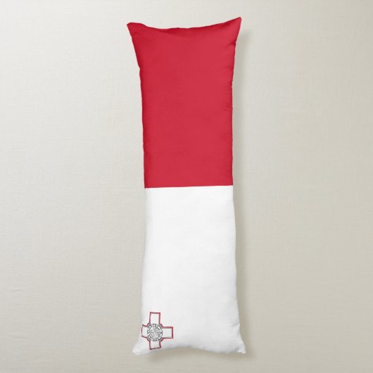 Coussins Longs Drapeau de Malte (Dos (Vertical))
