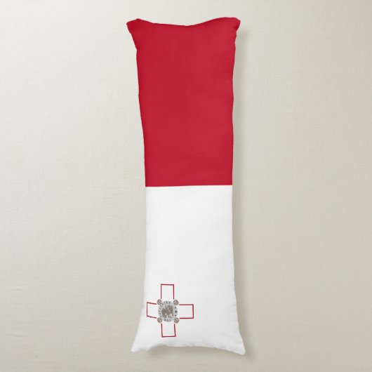 Coussins Longs Drapeau de Malte (Devant (Vertical))
