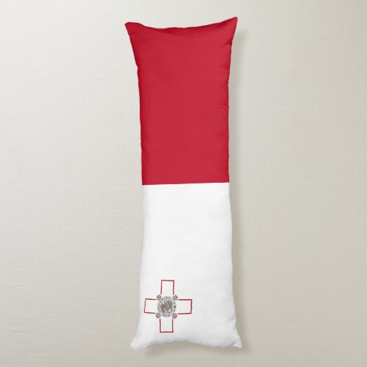 Coussins Longs Drapeau de Malte (Dos (Vertical))