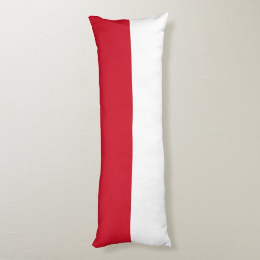 Coussins Longs Drapeau de Monaco (Dos (Vertical))
