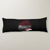 Coussins Longs Drapeau de Monaco (Dos)