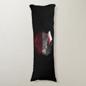 Coussins Longs Drapeau de Monaco (Devant (Vertical))