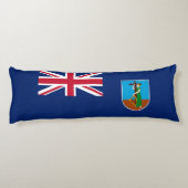 Coussins Longs Drapeau de Montserrat (Dos)
