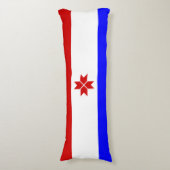 Coussins Longs Drapeau de Mordovie (Devant (Vertical))