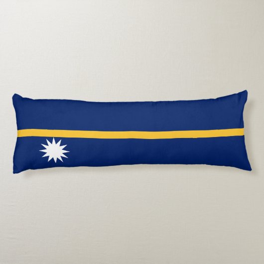 Coussins Longs Drapeau de Nauru (Dos)
