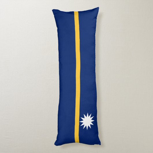 Coussins Longs Drapeau de Nauru (Dos (Vertical))
