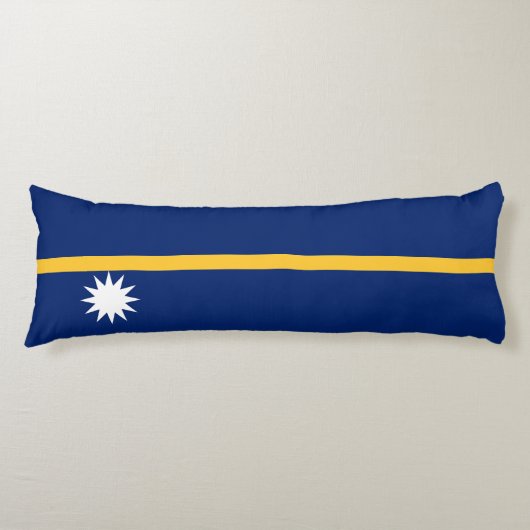 Coussins Longs Drapeau de Nauru (Devant)