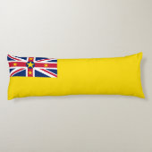 Coussins Longs Drapeau de Niue (Dos)