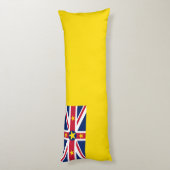Coussins Longs Drapeau de Niue (Dos (Vertical))