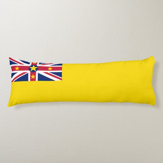Coussins Longs Drapeau de Niue (Devant)