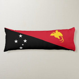 Coussins Longs Drapeau de Papouasie-Nouvelle-Guinée