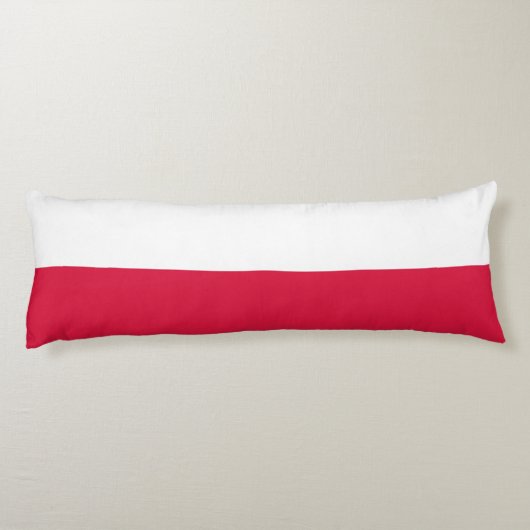 Coussins Longs Drapeau de Pologne (Dos)