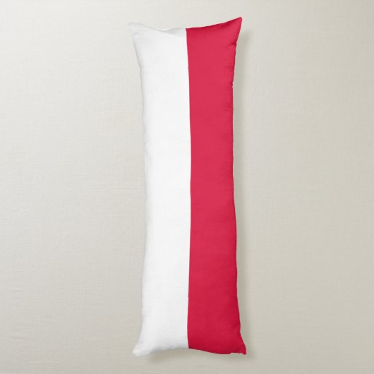 Coussins Longs Drapeau de Pologne (Dos (Vertical))