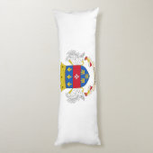 Coussins Longs Drapeau de Saint-Barthélemy (Dos (Vertical))