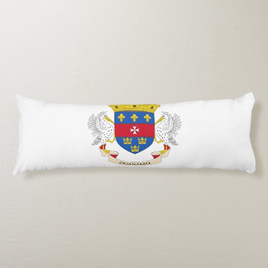 Coussins Longs Drapeau de Saint-Barthélemy (Devant)
