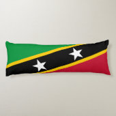 Coussins Longs Drapeau de Saint-Kitts-et-Nevis (Dos)