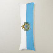 Coussins Longs Drapeau de Saint-Marin (Devant (Vertical))