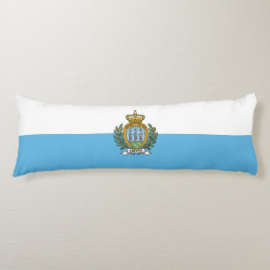 Coussins Longs Drapeau de Saint-Marin