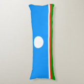 Coussins Longs Drapeau de Sakha (Devant (Vertical))