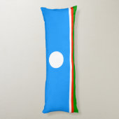 Coussins Longs Drapeau de Sakha (Dos (Vertical))