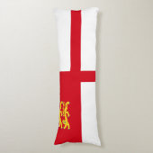 Coussins Longs Drapeau de Sercq (Devant (Vertical))