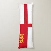 Coussins Longs Drapeau de Sercq (Dos (Vertical))