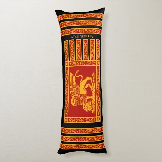 Coussins Longs Drapeau de Venise, Italie (Dos (Vertical))