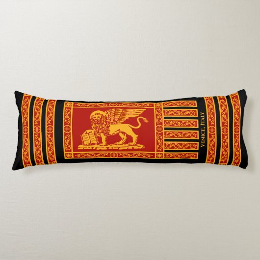 Coussins Longs Drapeau de Venise, Italie (Devant)