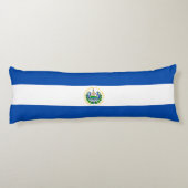 Coussins Longs Drapeau d'El Salvador (Dos)