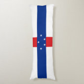 Coussins Longs Drapeau des Antilles néerlandaises (Devant (Vertical))