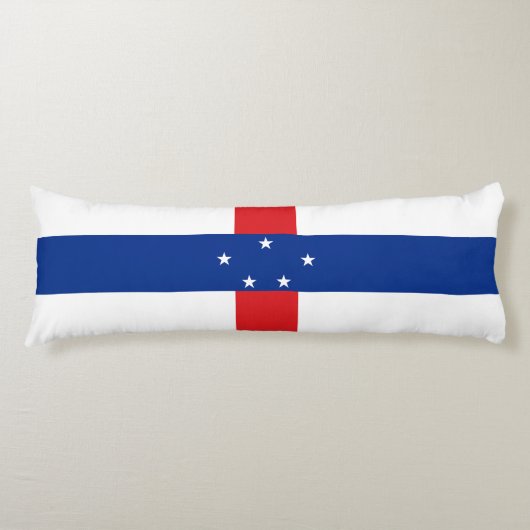 Coussins Longs Drapeau des Antilles néerlandaises (Devant)