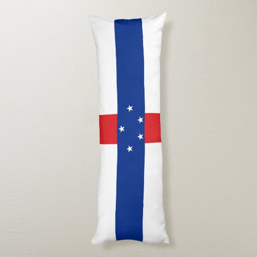 Coussins Longs Drapeau des Antilles Pays-Bas (Dos (Vertical))